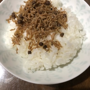 楽天市場商品のコラボレシピ♪ちりめん山椒×無洗米